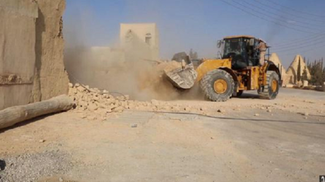 La destruction du monastère Saint Eliane par Daesh en Syrie