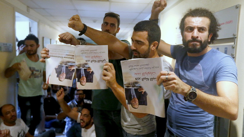 A Beyrouth, les manifestants évacués par la force du ministère de l'Environnement après l'occupation