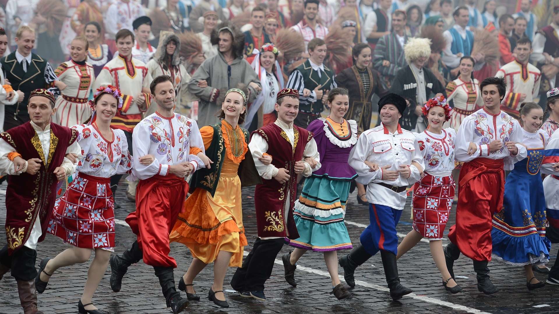 Moscou a célébré son 868ème anniversaire malgré les caprices de la météo
