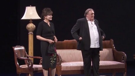 Gérard Depardieu et Fanny Ardant ravissent le public de Moscou