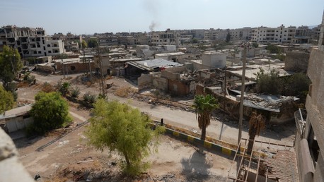 Des maison détruites en Syrie