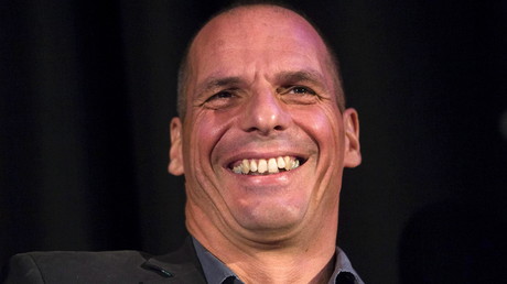 Yanis Varoufakis lors d'un meeting à Londres en septembre 2015