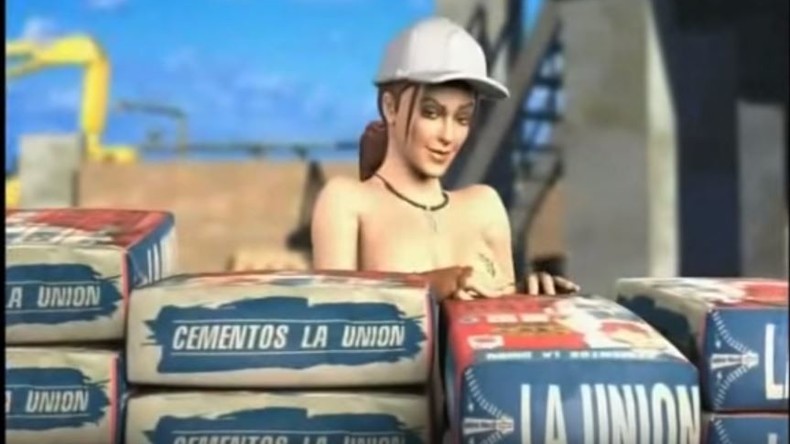 En Espagne, un fabricant de ciment assigné en justice pour avoir montré des gros seins dans ses pubs