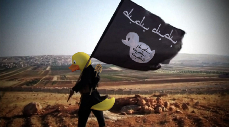 Quand les utilisateurs de 4Chan transforment les soldats du califat en canards