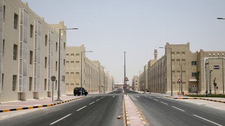 La nouvelle cité-dortoir est située à 14 kilomètres de Doha.