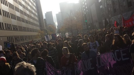 Grosse manifestation étudiante contre l'austérité à Montréal (PHOTOS)