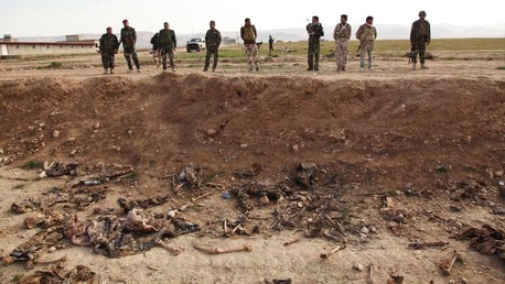 Une fosse commune trouvée près de Sinjar en février dernier