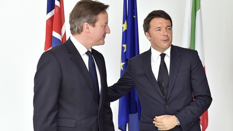 La Grande-Bretagne et l'Italie font front commun pour réformer l'Union européenne