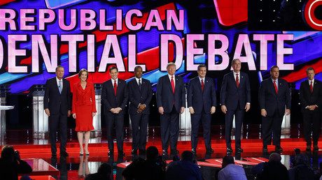 Les candidats républicains avant le débat télévisé 