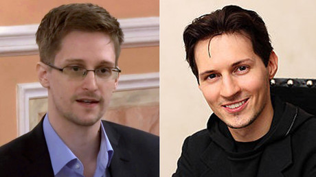 Edward Snowden et Pavel Durov