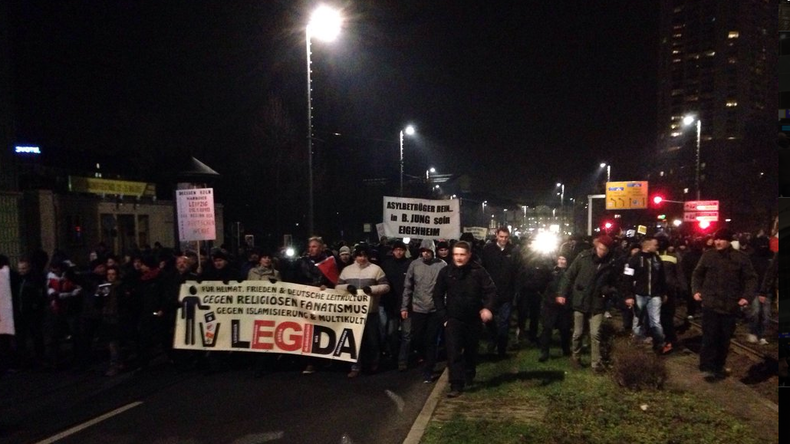 Une manifestation de Legida à l’occasion de son premier anniversaire