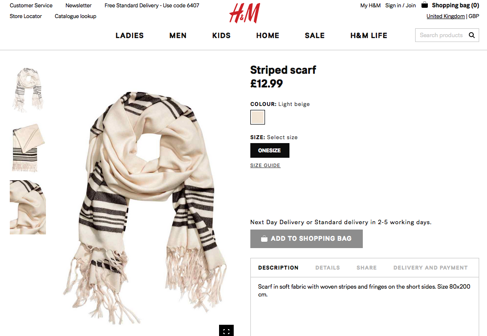 H&M s'excuse après avoir mis en vente une écharpe ressemblant à un châle rituel juif