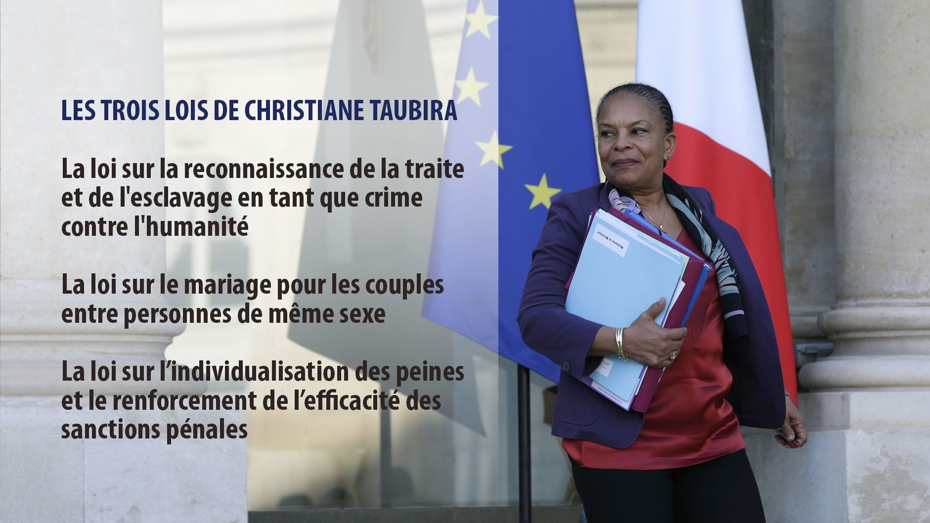 La ministre de la Justice Christiane Taubira a démissionné