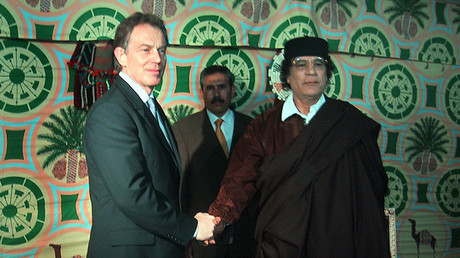 Kadhafi a accusé Blair d’avoir soutenu Al-Qaïda, selon des transcriptions téléphoniques inédites