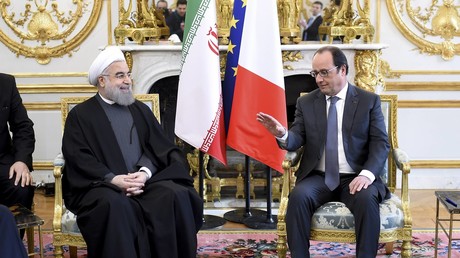 Le président iranien Hassan Rohani et son homologue français François Hollande 