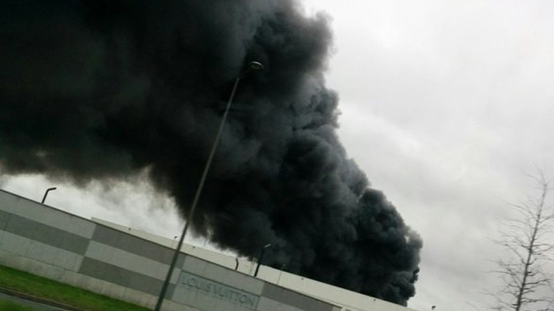 Un important incendie s'est déclaré à Cergy