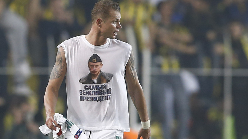 Un footballeur russe ayant exhibé un t-shirt de Poutine en Turquie pourrait être disqualifié