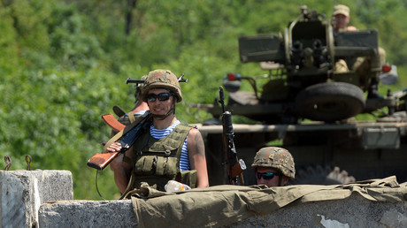 Des soldats de Kiev dans la région de Donetsk