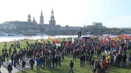 Manifestation «La forteresse Europe» de PEGIDA à Dresde 
