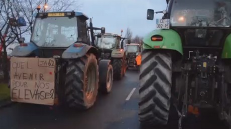 Des tracteurs et du fumier contre la paperasserie à Calais