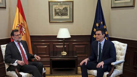 Mariano Rajoy et Pédro Sanchez
