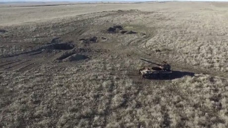 Un drone permet de visualiser l’ampleur des combats qui ont ensanglanté Debaltsevo dans le Donbass