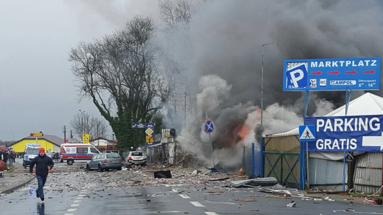 Au moins huit personnes blessées dans une explosion près de la frontière polono-allemande (PHOTOS)