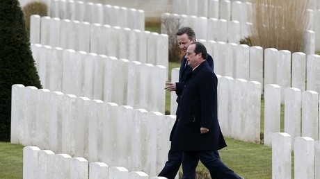 Malgré la tension, Hollande et Cameron affichent une «entente cordiale» à Amiens