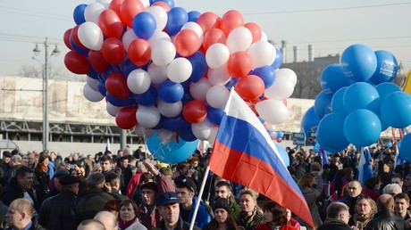 La célébration du rattachement de la Crimée à la Russie 