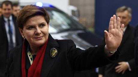 Le Premier ministre de la Pologne Beata Szydlo 