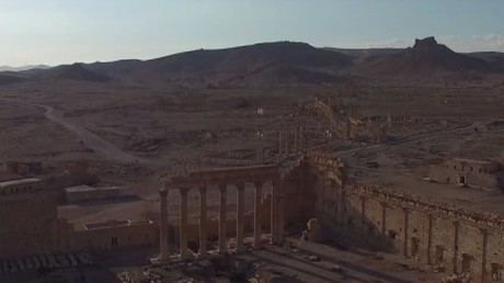 Palmyre depuis l’œil d’un drone 