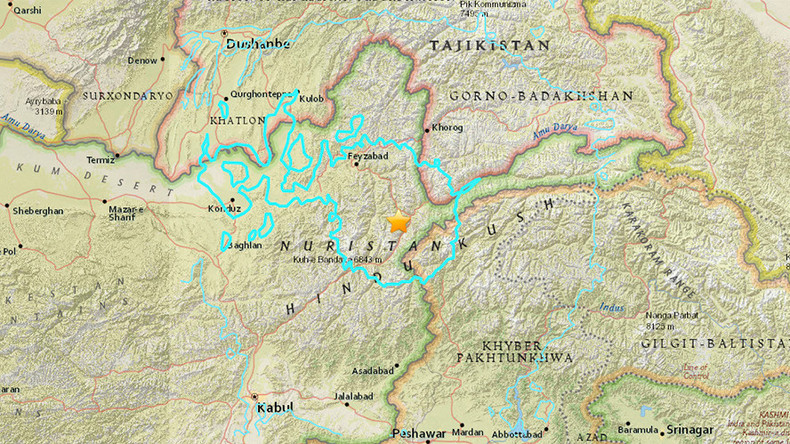 Séisme de magnitude 6,6 en Afghanistan, ressenti au Pakistan et en Inde