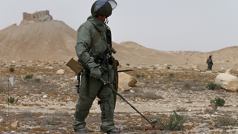 Les militaires russes ont déminé la cité antique de Palmyre
