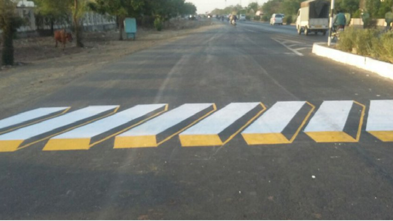 Inde : des passages piétons en 3D pour faire ralentir les automobilistes