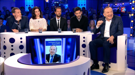 Capture d'écran de l'émission de Laurent Ruquier avec Pierre Gattaz