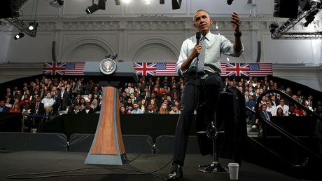 Barack Obama lors de son discours à Londres