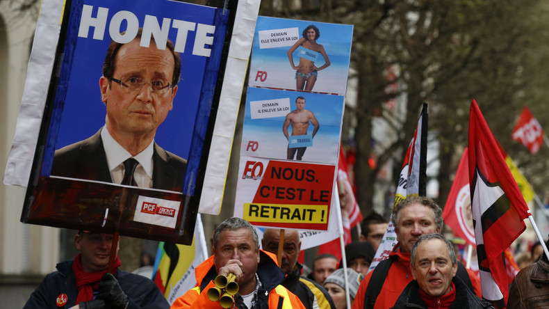 Hollande et les décombres