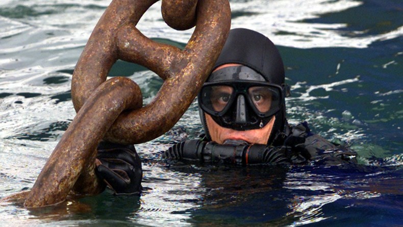 Aquashield israélien contre des hommes-grenouilles du Hamas