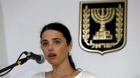 Ayelet Shaked, ministre de la Justice, verrait bien la loi israélienne appliquée en Cisjordanie. 