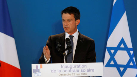 Le Premier ministre Manuel Valls en visite en Israël
