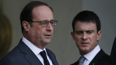 Effondrement de la cote de popularité de François Hollande et de Manuel Valls