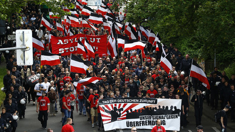 Allemagne : un rassemblement des activistes d’extrême droite fait face à sa contre-manifestation 