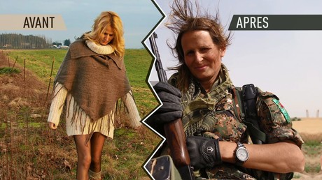 «J’étais en colère contre Daesh», une ex-mannequin partie combattre aux côtés des Kurdes à RT