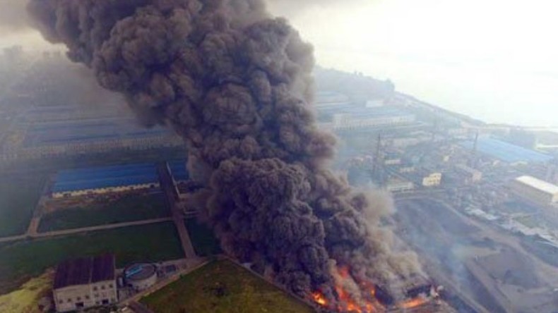 Au moins 21 morts dans l'explosion d'une usine chimique en Chine
