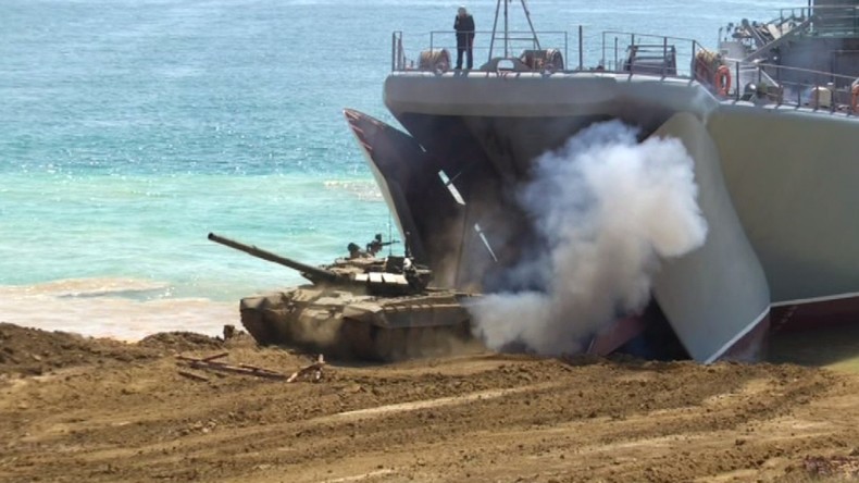 La flotte russe de la mer Noire s'entraîne aux opérations de débarquement en Crimée (VIDEO)