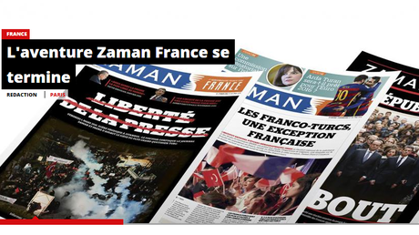 Se disant victime de menaces, le journal franco-turc Zaman France, réputé proche de Gülen, s'arrête