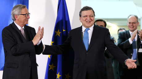 Jean-Claude Juncker et José Manuel Barroso 