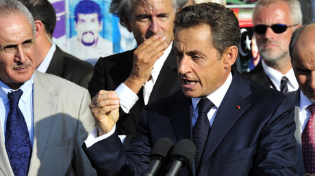 Nicolas Sarkozy à Benghazi le 15 septembre 2011