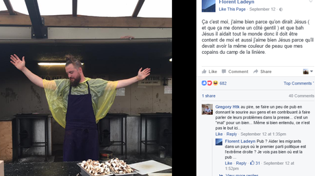 Florent Ladeyn, finaliste de Top Chef épinglé par des anti-migrants, rétorque par l'humour (PHOTOS)