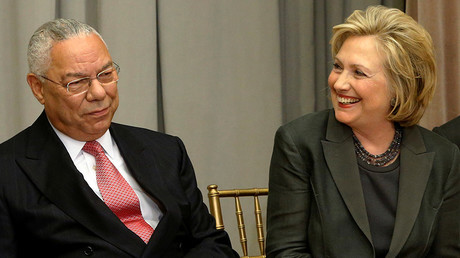 Colin Powell et Hillary Clinton